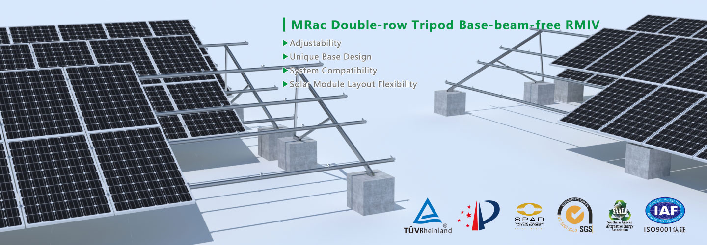 MRac Flat Roof PV Structure
