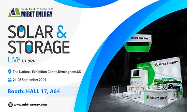 พบกับ Mibet ที่งาน Solar & Storage Live UK 2024 ในเบอร์มิงแฮม