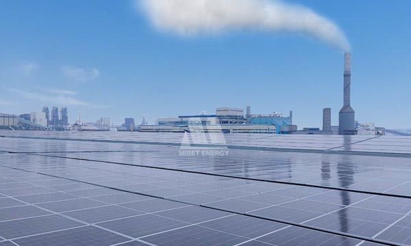 Mibet ออกแบบการติดตั้งแบบกำหนดเองสำหรับโครงการโซลาร์บนหลังคาขนาด 66MW ของ Dexin Steel